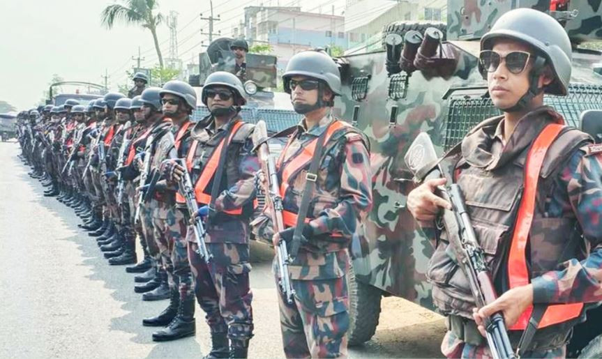 উপজেলা নির্বাচন : ৪১৮ প্লাটুন বিজিবি মোতায়েন