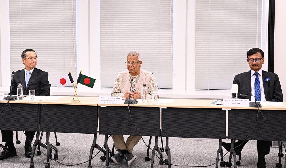 নতুন বাংলাদেশ গড়ে তুলতে জাপানের সর্বাত্মক সহযোগিতা চেয়েছেন প্রধান উপদেষ্টা