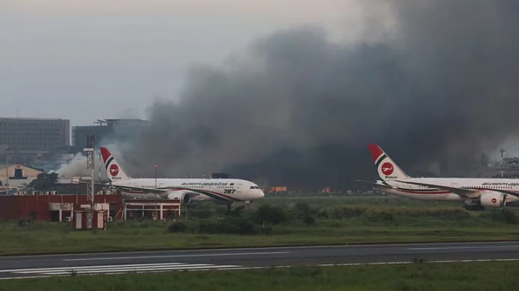 বিমানবন্দরে আগুনে ১২ হাজার কোটি টাকার ক্ষতি: ইএবি