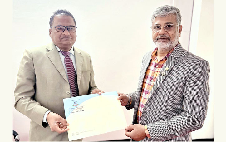 সিসিএন বিশ্ববিদ্যালয়ে অধ্যাপক জামাল নাছেরের যোগদান