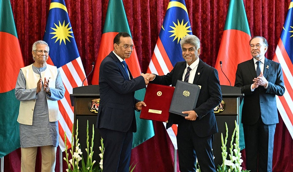 বাংলাদেশ-মালয়েশিয়া ৫টি সমঝোতা স্মারক ও তিনটি নোট বিনিময়
