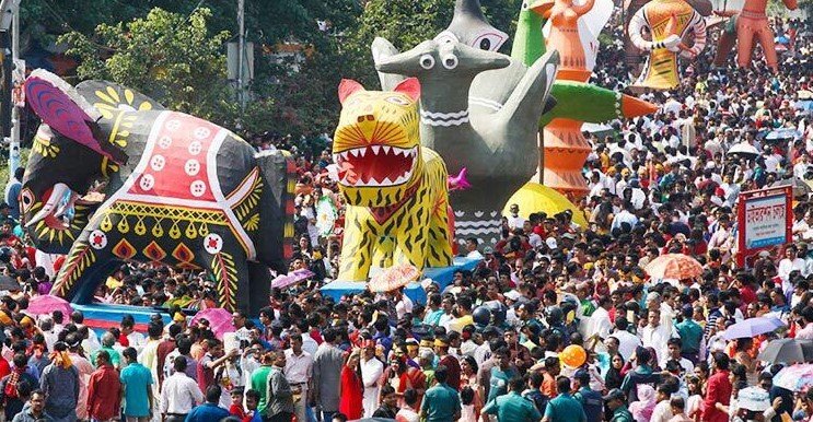 বদলে গেলো মঙ্গল শোভাযাত্রার নাম