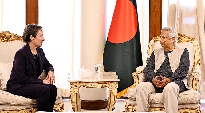 অন্তর্বর্তী সরকারের প্রতি যুক্তরাষ্ট্রের সমর্থন পুনর্ব্যক্ত