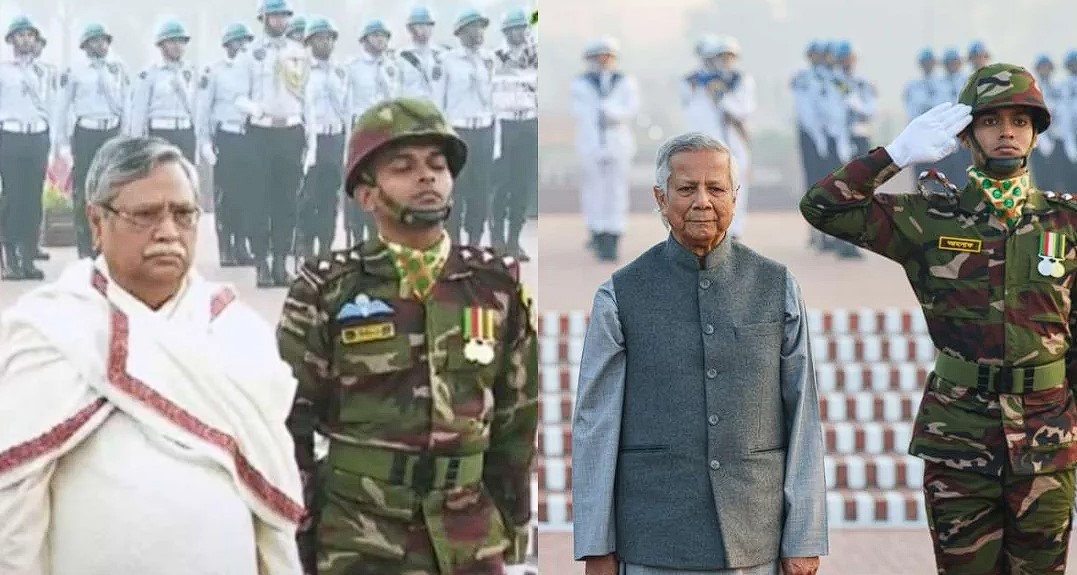 জাতীয় স্মৃতিসৌধে রাষ্ট্রপতি-প্রধান উপদেষ্টার শ্রদ্ধা নিবেদন