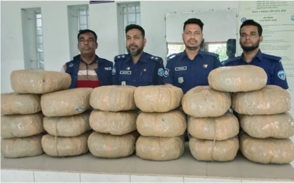 কুমিল্লায় ৫০ কেজি গাঁজা উদ্ধার,আসামি পলাতক