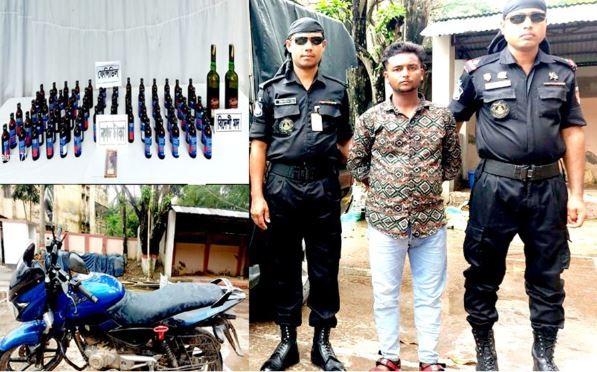 কুমিল্লায় ফেন্সিডিল ও বিদেশী মদসহ গ্রেফতার ১